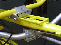 Longbikes seat rail clamp